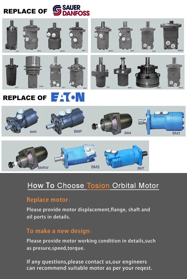 Bmm Omm Orbital Hydraulic Motor