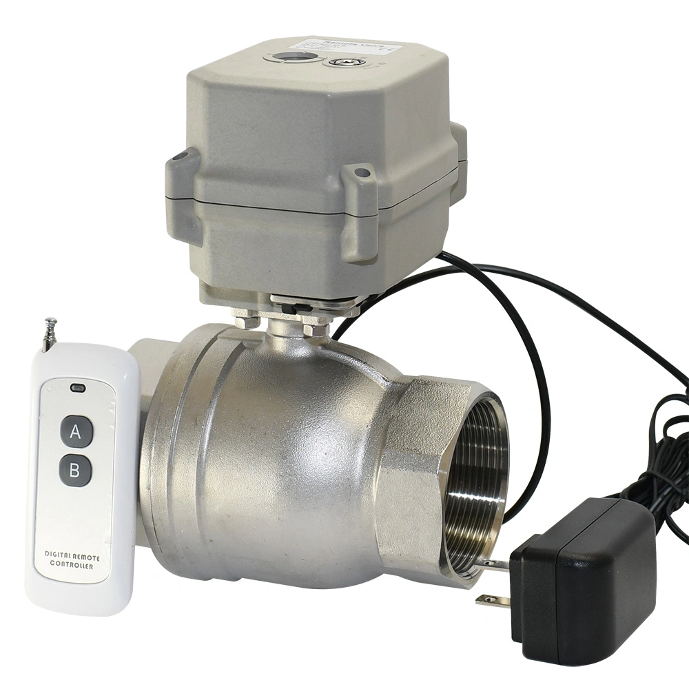 Dn50 2 Inch Stainless Steel Motor Control Ball Valve Wireless Remote Valve