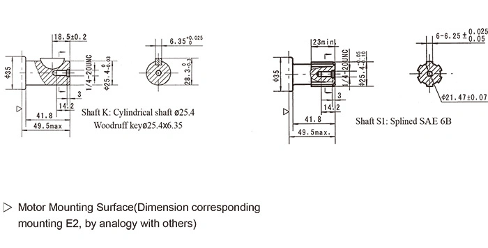 BMS Hydraulic Orbit Motor, Can Replace Eaton 2K Orbital Hydraulic Motor, for Marine Machine