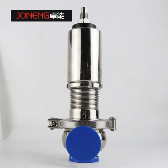 Válvula de sobreflujo de seguridad de presión con sujeción de alta pureza de acero inoxidable (JN-SV 1001)