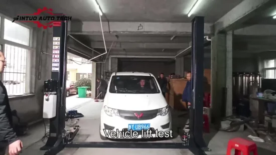 El estacionamiento del taller de Jintuo utilizó el elevador hidráulico del coche de 3.5t Precio Auto 2 Elevador de dos postes